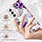 Coque Silicone Motif Fantaisie Souple Couleur Unie Etui Housse S01 pour Samsung Galaxy S22 5G Petit