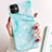 Coque Silicone Motif Fantaisie Souple Couleur Unie Etui Housse S02 pour Apple iPhone 11 Cyan