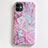 Coque Silicone Motif Fantaisie Souple Couleur Unie Etui Housse S02 pour Apple iPhone 11 Petit