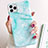 Coque Silicone Motif Fantaisie Souple Couleur Unie Etui Housse S02 pour Apple iPhone 11 Pro Cyan