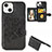 Coque Silicone Motif Fantaisie Souple Couleur Unie Etui Housse S02 pour Apple iPhone 13 Mini Petit