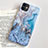 Coque Silicone Motif Fantaisie Souple Couleur Unie Etui Housse S03 pour Apple iPhone 11 Bleu Ciel