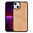 Coque Silicone Motif Fantaisie Souple Couleur Unie Etui Housse S03 pour Apple iPhone 13 Mini Orange