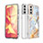 Coque Silicone Motif Fantaisie Souple Couleur Unie Etui Housse S03 pour Samsung Galaxy S21 5G Gris