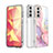 Coque Silicone Motif Fantaisie Souple Couleur Unie Etui Housse S03 pour Samsung Galaxy S21 5G Rose