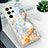 Coque Silicone Motif Fantaisie Souple Couleur Unie Etui Housse S03 pour Samsung Galaxy S21 Ultra 5G Petit