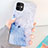 Coque Silicone Motif Fantaisie Souple Couleur Unie Etui Housse S04 pour Apple iPhone 11 Bleu