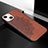 Coque Silicone Motif Fantaisie Souple Couleur Unie Etui Housse S05 pour Apple iPhone 13 Marron