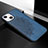 Coque Silicone Motif Fantaisie Souple Couleur Unie Etui Housse S05 pour Apple iPhone 14 Bleu