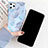 Coque Silicone Motif Fantaisie Souple Couleur Unie Etui Housse S15 pour Apple iPhone 11 Pro Bleu Ciel