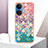 Coque Silicone Motif Fantaisie Souple Couleur Unie Etui Housse Y01B pour Huawei Honor X7 Colorful