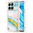 Coque Silicone Motif Fantaisie Souple Couleur Unie Etui Housse Y01B pour Huawei Honor X8a 4G Colorful