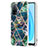 Coque Silicone Motif Fantaisie Souple Couleur Unie Etui Housse Y01B pour Oppo A56 5G Vert Nuit