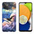 Coque Silicone Motif Fantaisie Souple Couleur Unie Etui Housse Y01B pour Samsung Galaxy A03 Colorful