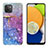 Coque Silicone Motif Fantaisie Souple Couleur Unie Etui Housse Y01B pour Samsung Galaxy A03 Petit