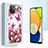 Coque Silicone Motif Fantaisie Souple Couleur Unie Etui Housse Y01B pour Samsung Galaxy A03 Petit