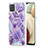 Coque Silicone Motif Fantaisie Souple Couleur Unie Etui Housse Y01B pour Samsung Galaxy A12 5G Petit