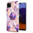 Coque Silicone Motif Fantaisie Souple Couleur Unie Etui Housse Y01B pour Samsung Galaxy A22 5G Violet Clair