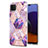 Coque Silicone Motif Fantaisie Souple Couleur Unie Etui Housse Y01B pour Samsung Galaxy A22s 5G Violet Clair