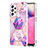 Coque Silicone Motif Fantaisie Souple Couleur Unie Etui Housse Y01B pour Samsung Galaxy A33 5G Violet Clair