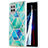 Coque Silicone Motif Fantaisie Souple Couleur Unie Etui Housse Y01B pour Samsung Galaxy A42 5G Vert