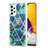 Coque Silicone Motif Fantaisie Souple Couleur Unie Etui Housse Y01B pour Samsung Galaxy A72 4G Vert Nuit