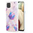 Coque Silicone Motif Fantaisie Souple Couleur Unie Etui Housse Y01B pour Samsung Galaxy M12 Violet Clair