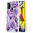 Coque Silicone Motif Fantaisie Souple Couleur Unie Etui Housse Y01B pour Samsung Galaxy M21s Petit