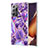 Coque Silicone Motif Fantaisie Souple Couleur Unie Etui Housse Y01B pour Samsung Galaxy Note 20 Ultra 5G Violet