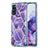 Coque Silicone Motif Fantaisie Souple Couleur Unie Etui Housse Y01B pour Samsung Galaxy S20 5G Violet