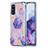 Coque Silicone Motif Fantaisie Souple Couleur Unie Etui Housse Y01B pour Samsung Galaxy S20 5G Violet Clair