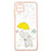 Coque Silicone Motif Fantaisie Souple Couleur Unie Etui Housse Y01X pour Samsung Galaxy A22 4G Petit