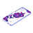 Coque Silicone Motif Fantaisie Souple Couleur Unie Etui Housse Y01X pour Samsung Galaxy A22 5G Violet