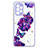 Coque Silicone Motif Fantaisie Souple Couleur Unie Etui Housse Y01X pour Samsung Galaxy A73 5G Violet