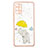 Coque Silicone Motif Fantaisie Souple Couleur Unie Etui Housse Y01X pour Samsung Galaxy S20 Plus 5G Jaune