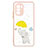 Coque Silicone Motif Fantaisie Souple Couleur Unie Etui Housse Y01X pour Xiaomi Mi 11i 5G Jaune