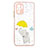 Coque Silicone Motif Fantaisie Souple Couleur Unie Etui Housse Y01X pour Xiaomi Poco M5S Jaune