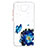 Coque Silicone Motif Fantaisie Souple Couleur Unie Etui Housse Y01X pour Xiaomi Redmi 10X 4G Bleu