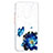 Coque Silicone Motif Fantaisie Souple Couleur Unie Etui Housse Y01X pour Xiaomi Redmi 9 Bleu