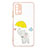 Coque Silicone Motif Fantaisie Souple Couleur Unie Etui Housse Y01X pour Xiaomi Redmi 9 Power Petit