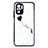 Coque Silicone Motif Fantaisie Souple Couleur Unie Etui Housse Y01X pour Xiaomi Redmi Note 11 SE India 4G Noir