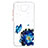 Coque Silicone Motif Fantaisie Souple Couleur Unie Etui Housse Y01X pour Xiaomi Redmi Note 9 Bleu