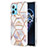 Coque Silicone Motif Fantaisie Souple Couleur Unie Etui Housse Y02B pour Realme V25 5G Petit