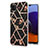 Coque Silicone Motif Fantaisie Souple Couleur Unie Etui Housse Y02B pour Samsung Galaxy F42 5G Noir