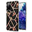 Coque Silicone Motif Fantaisie Souple Couleur Unie Etui Housse Y02B pour Samsung Galaxy S20 Lite 5G Noir