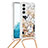 Coque Silicone Motif Fantaisie Souple Couleur Unie Etui Housse Y02B pour Samsung Galaxy S21 FE 5G Or