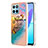 Coque Silicone Motif Fantaisie Souple Couleur Unie Etui Housse Y03B pour Huawei Honor 70 Lite 5G Mixte