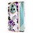 Coque Silicone Motif Fantaisie Souple Couleur Unie Etui Housse Y03B pour Huawei Honor Magic5 Pro 5G Violet