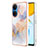 Coque Silicone Motif Fantaisie Souple Couleur Unie Etui Housse Y03B pour Huawei Honor X7 Petit