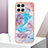 Coque Silicone Motif Fantaisie Souple Couleur Unie Etui Housse Y03B pour Huawei Honor X8 4G Bleu